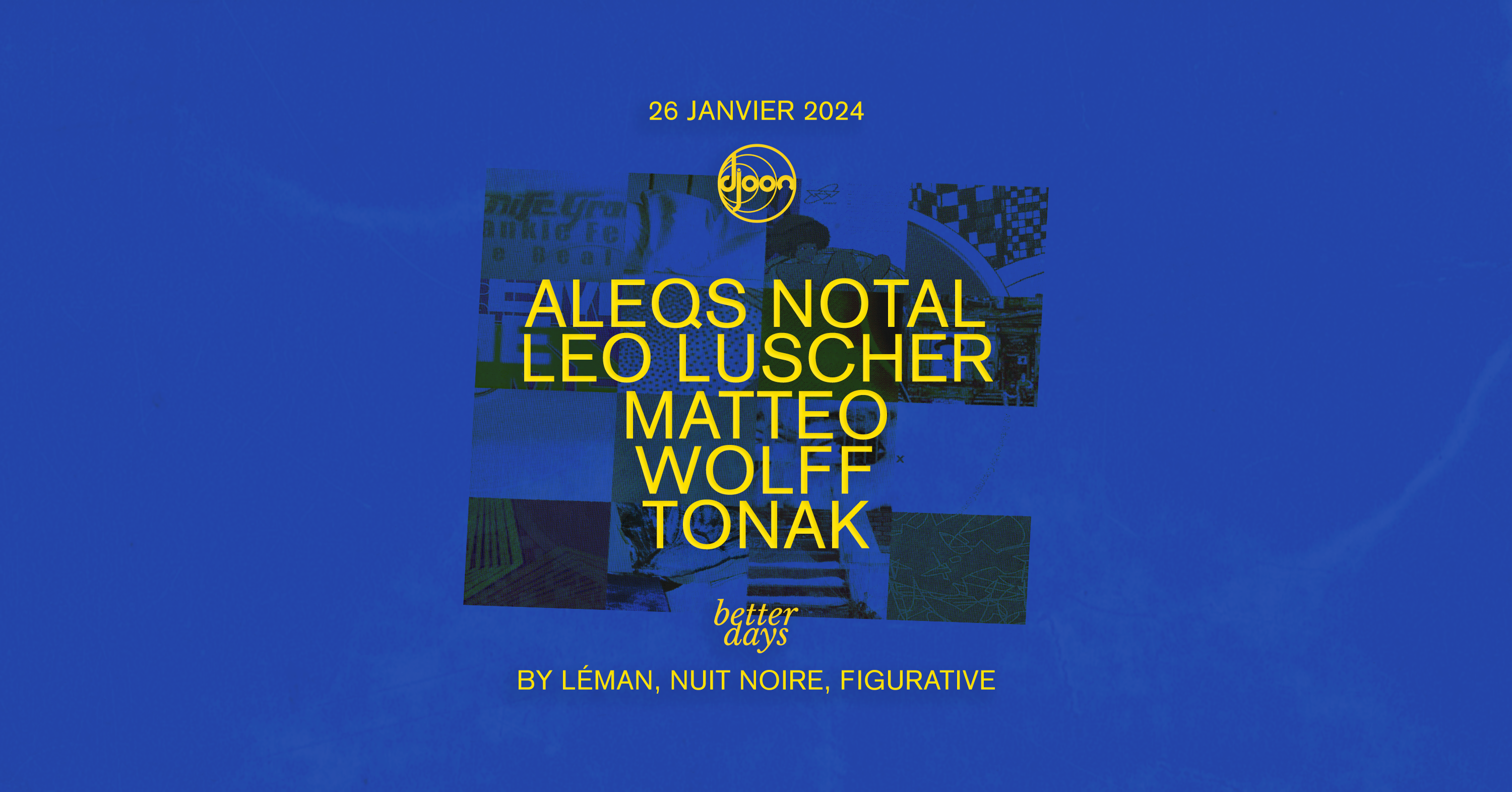 Better Days invite Aleqs Notals - フライヤー裏