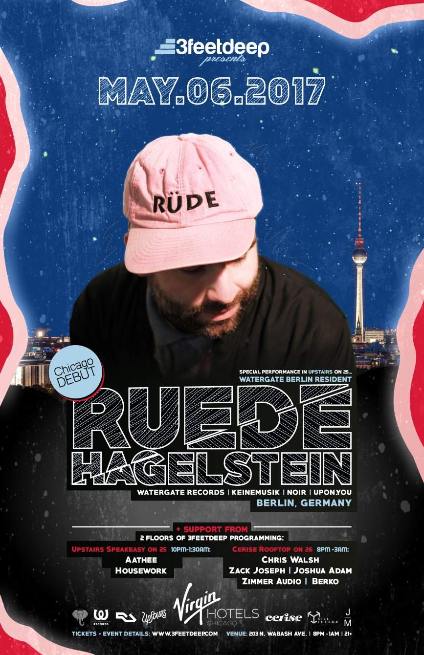 Ruede Hagelstein (Watergate Records, Keinemusik, Upon.You, Noir - Berlin, Germany) - Página frontal