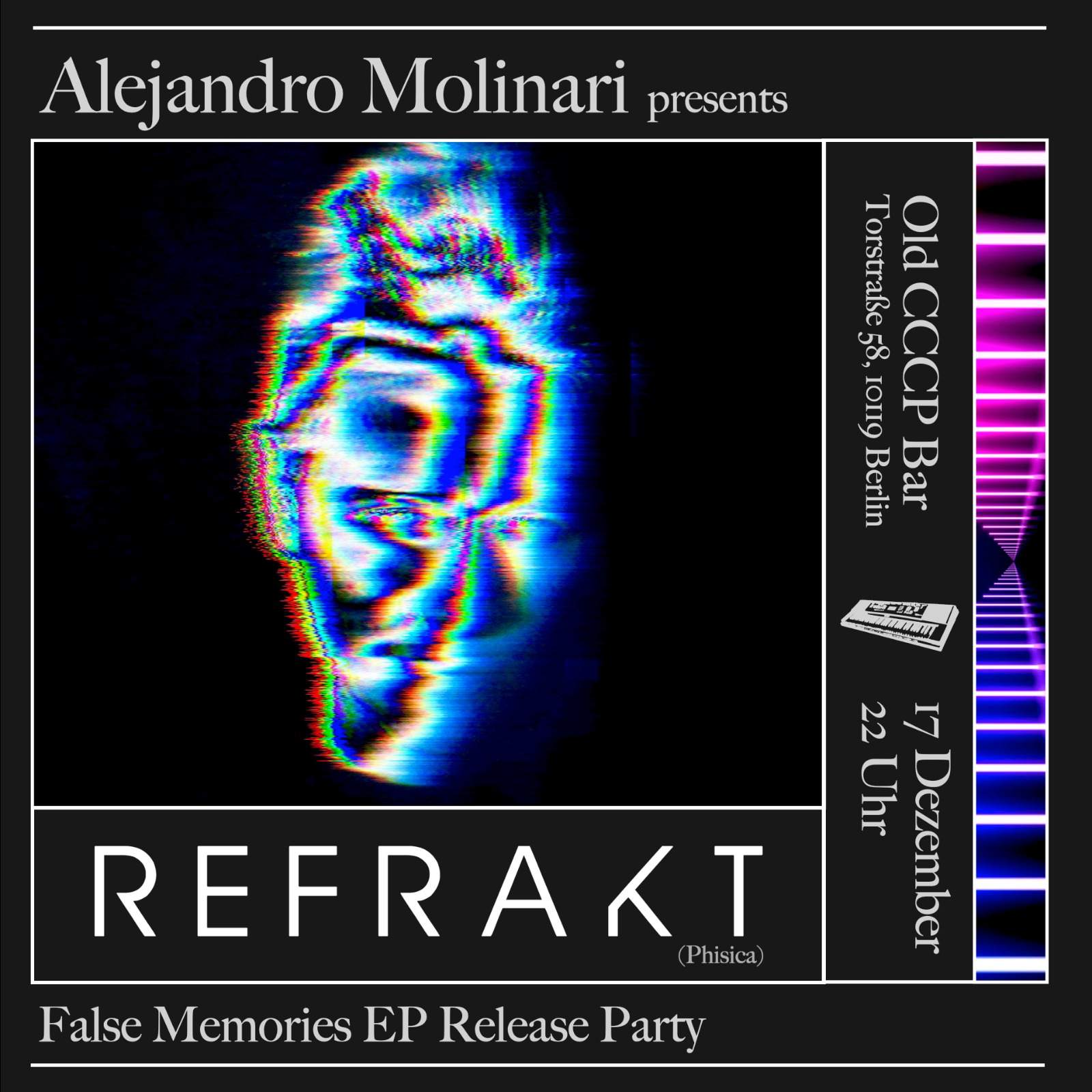 Alejandro Molinari invites Refrakt - Página frontal