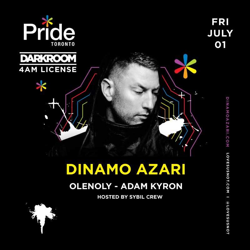 Pride Toronto I Dinamo Azari - フライヤー表