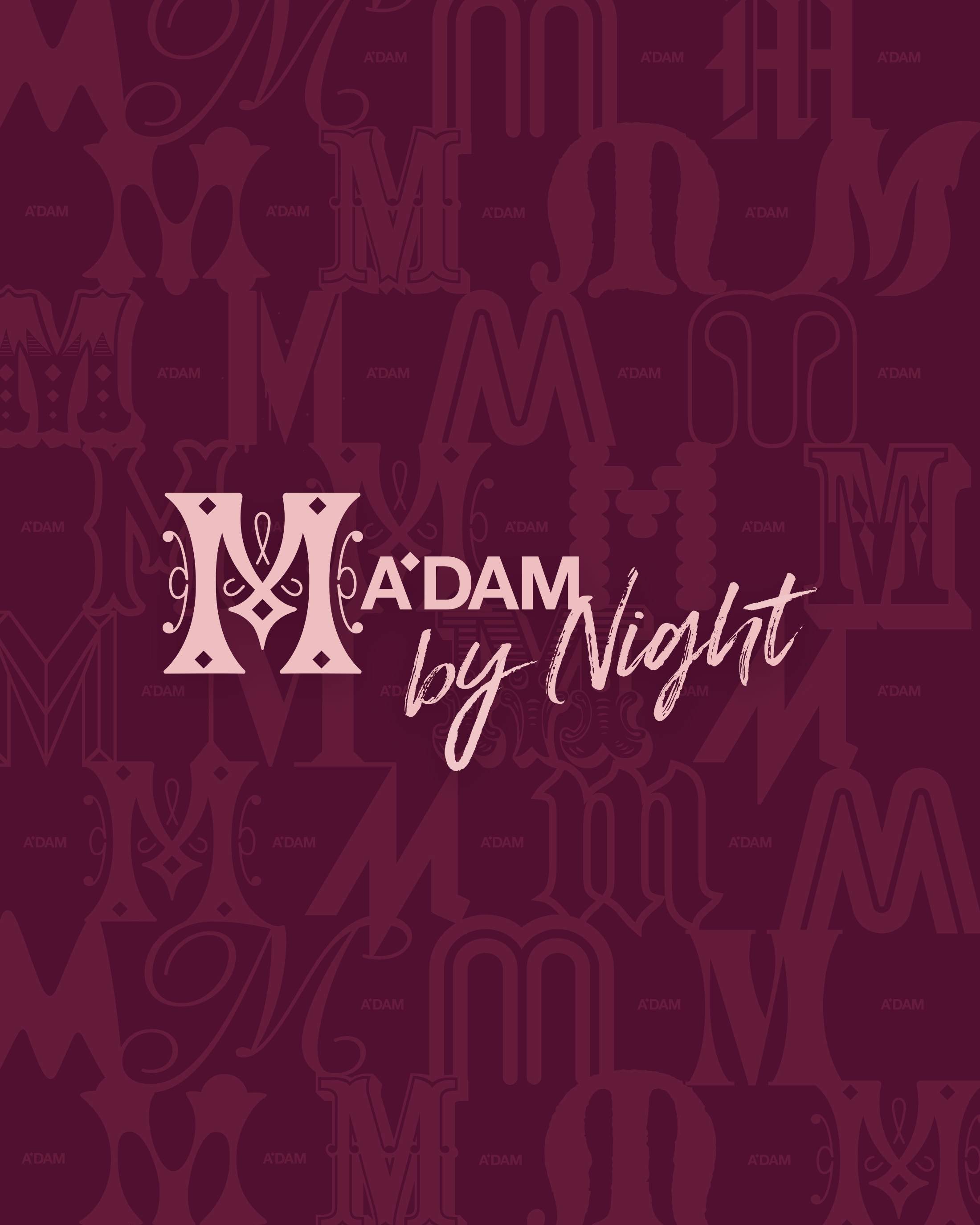 Madam by Night invites: Silven, Affani - フライヤー表