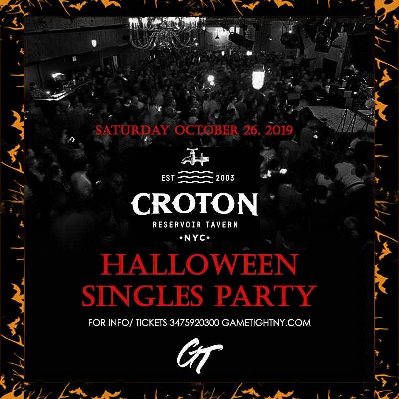 Croton Lounge NYC Singles Halloween Party 2019 - フライヤー表
