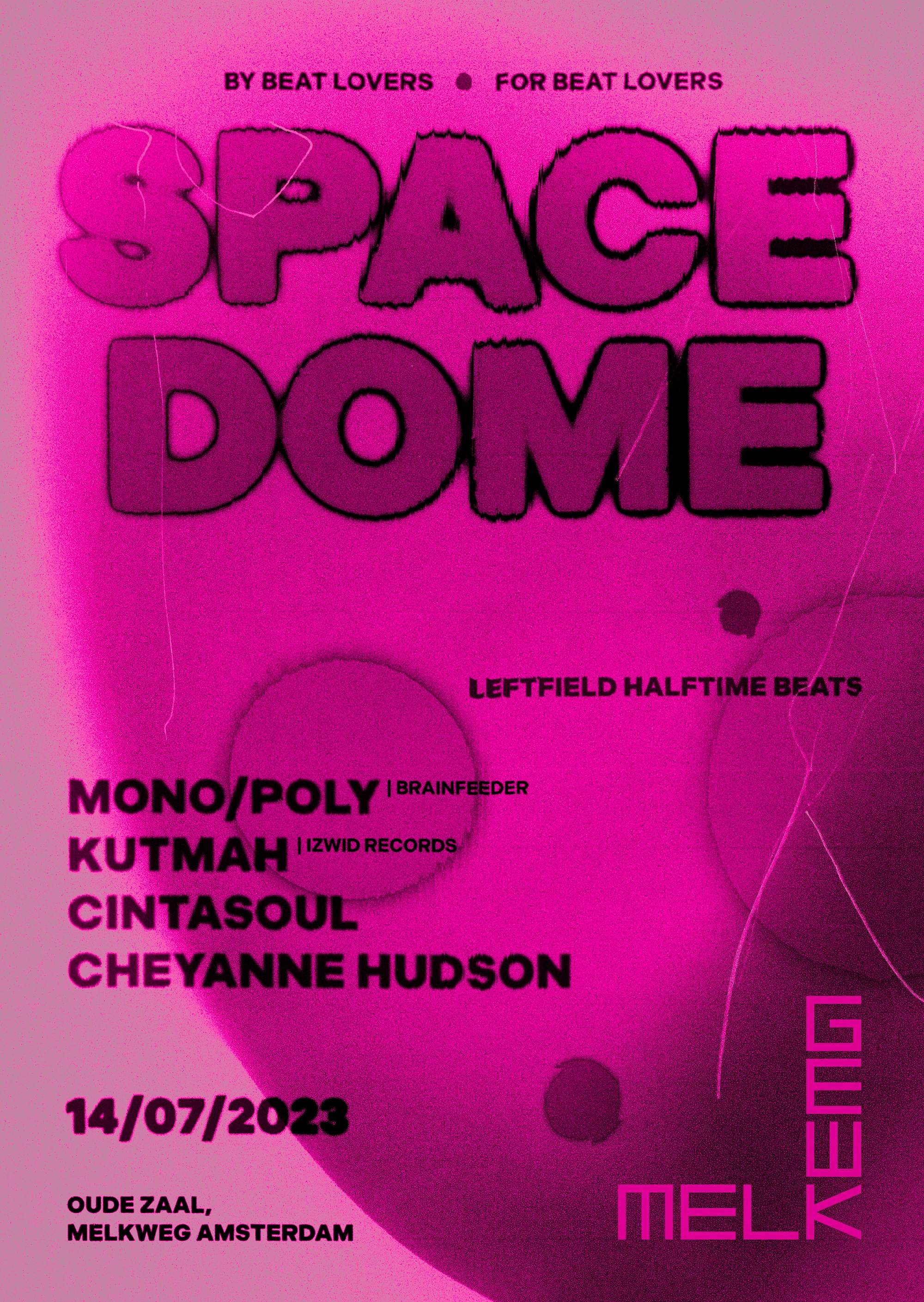 Space Dome: Mono/Poly, Kutmah, Cintasoul, Cheyanne Hudson - Página frontal