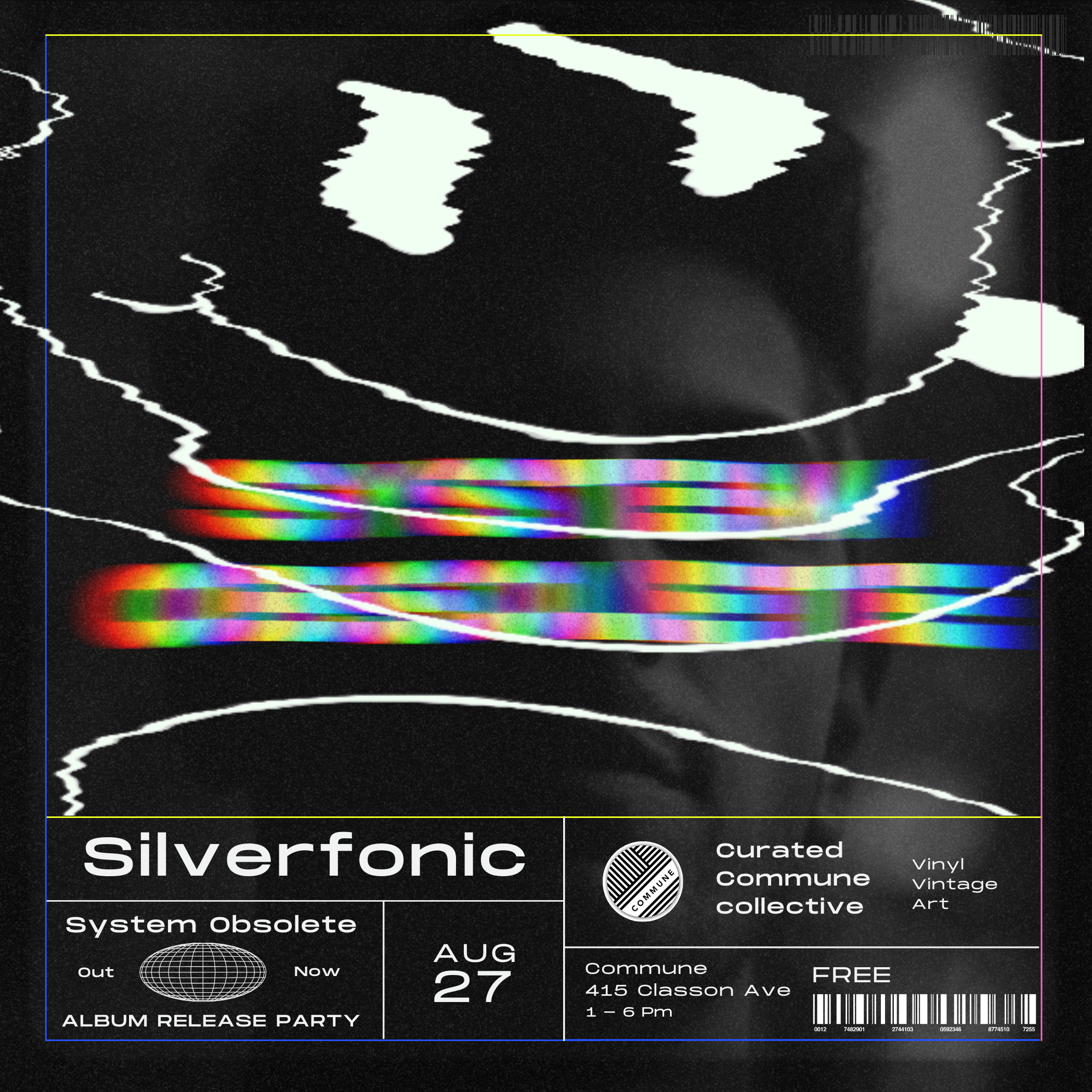 Silverfonic Album Release - フライヤー表