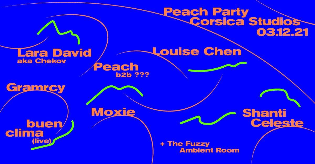 Peach Party with Shanti Celeste, Moxie, Peach, Gramrcy & More - Página frontal