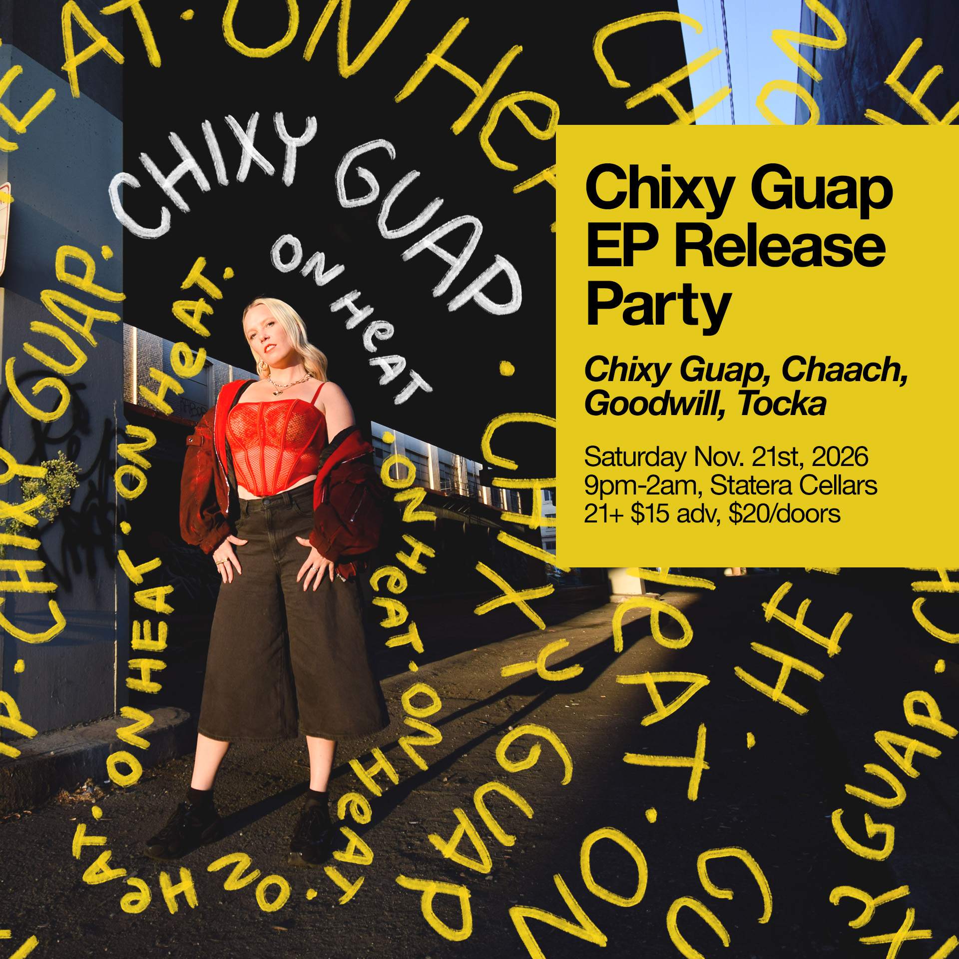 Chixy Guap - EP Release Party at Statera Cellars, Portland · Tickets
