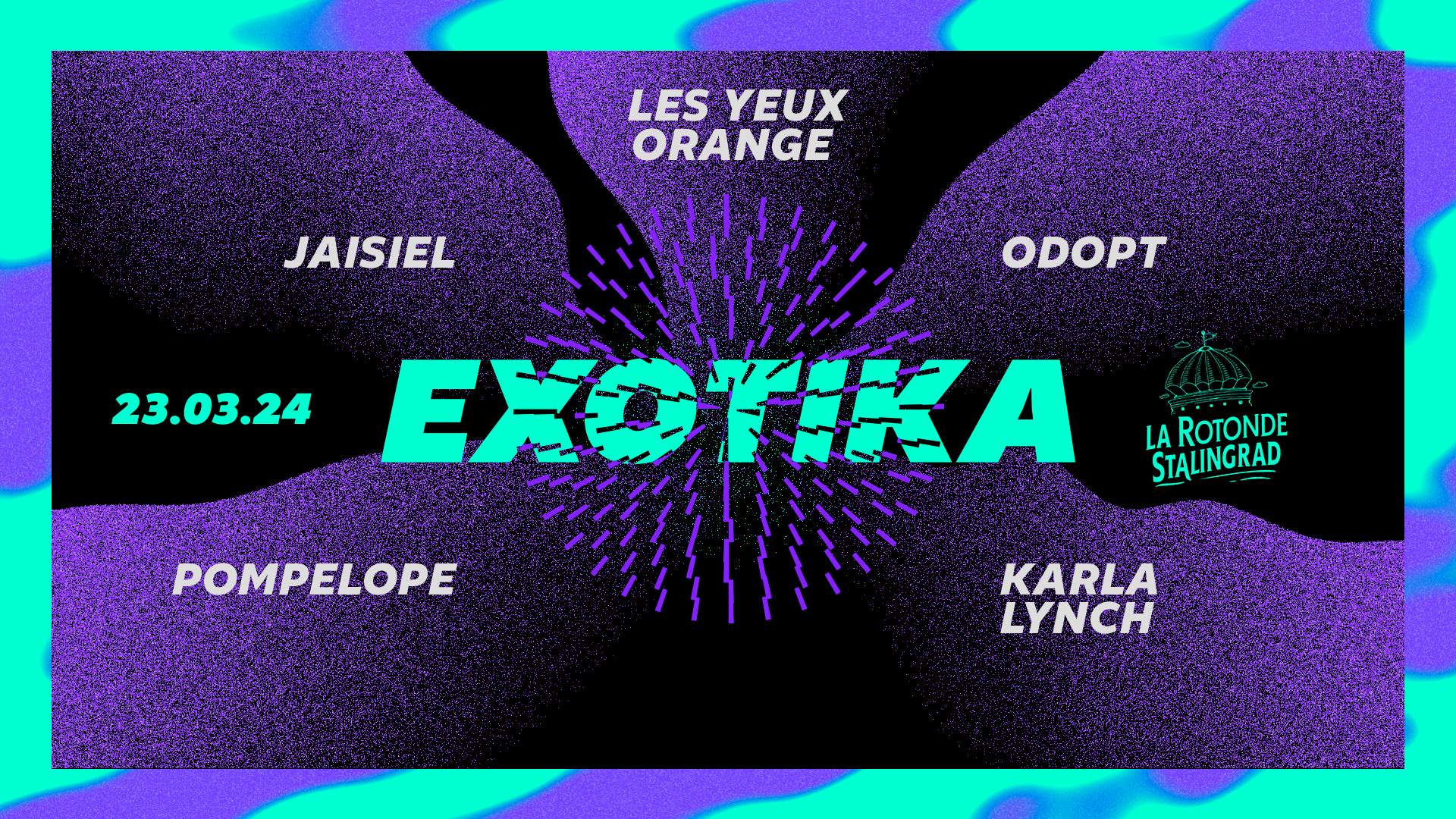 Les Yeux Orange x EXOTIKA - Club XXL! with Jaisiel, Odopt, Karla Lynch & Pompelope - Página frontal