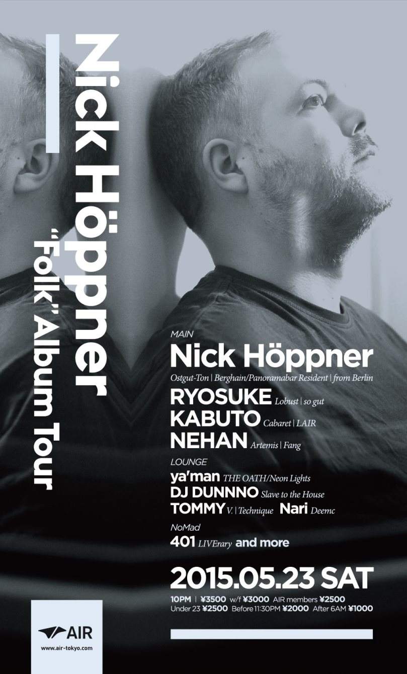 Nick Höppner 'Folk' Album Tour - フライヤー裏