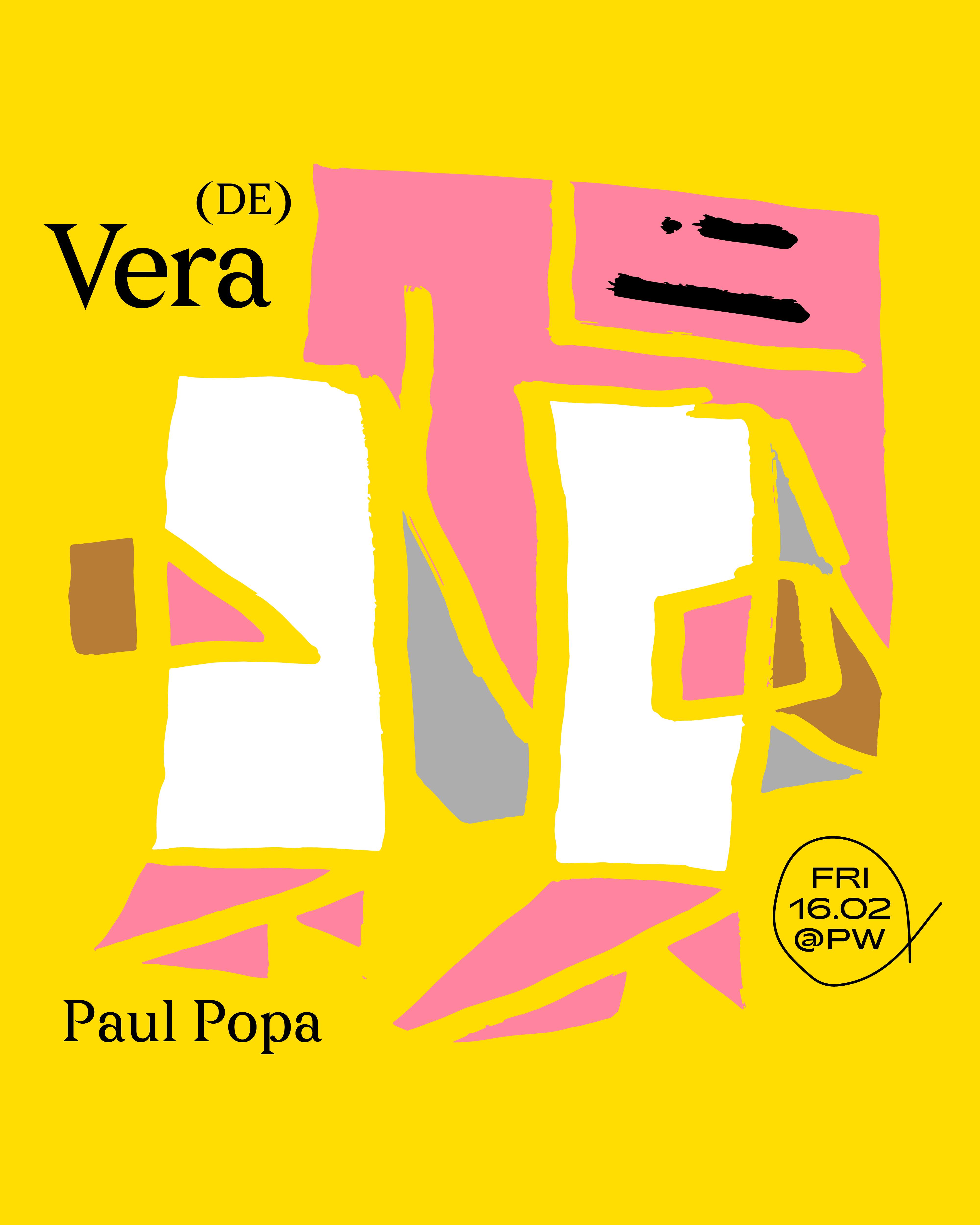 PW Winter '24 • Vera, Paul Popa - フライヤー表