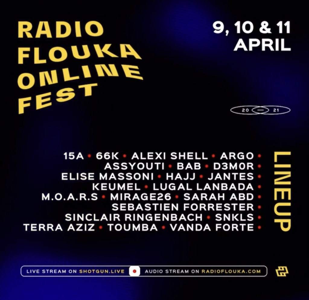 Radio Flouka Online Festival - Página frontal