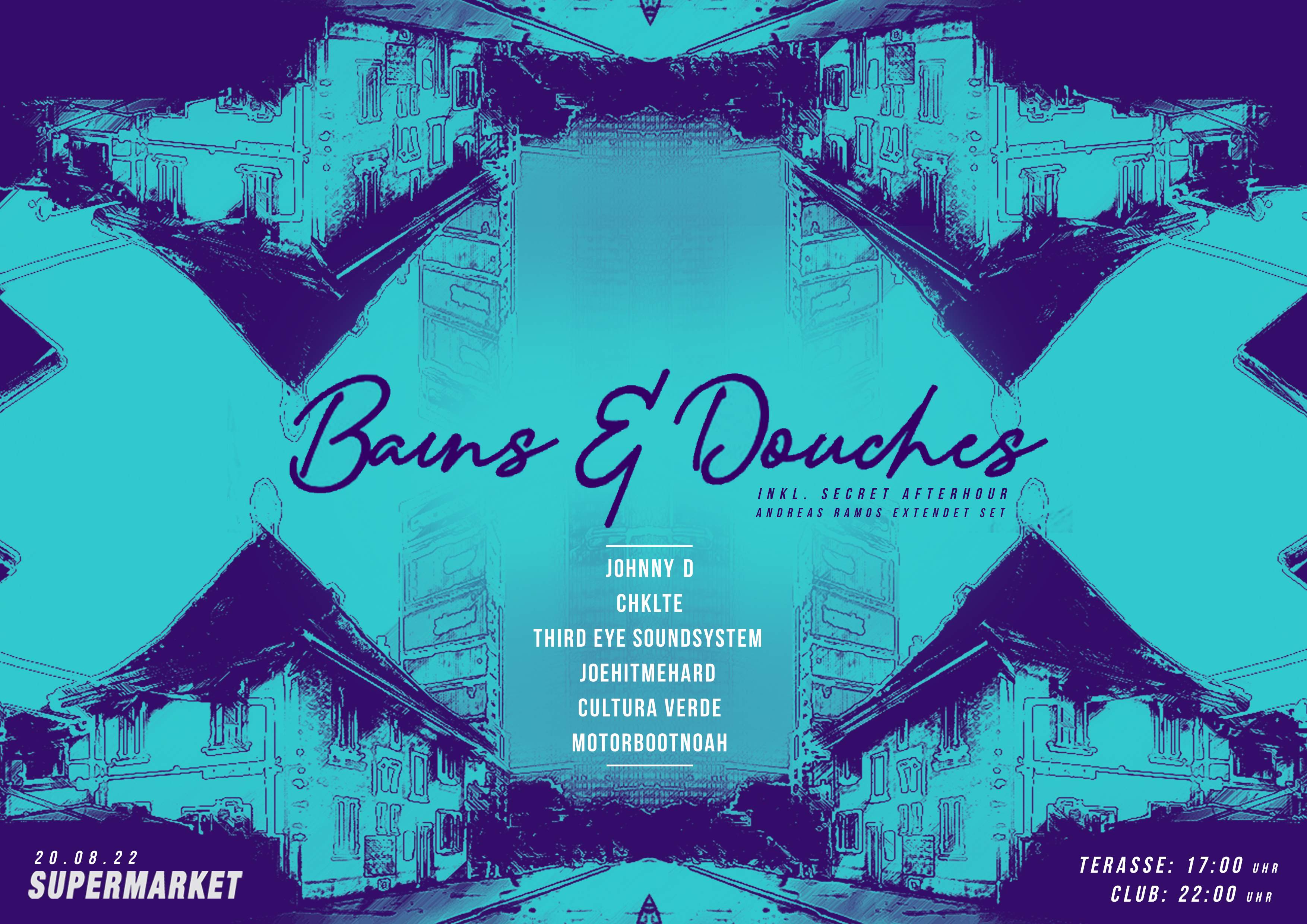 Bains&Douches - フライヤー表