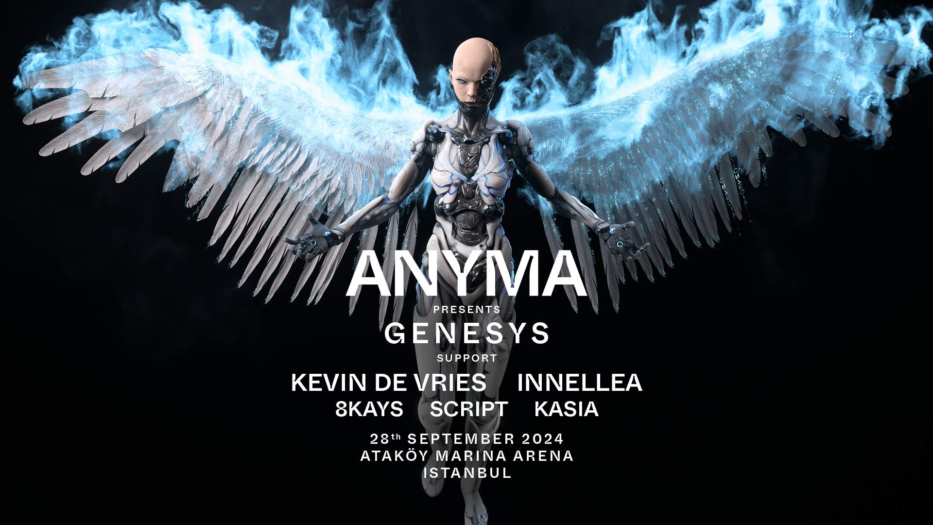 Anyma presents GENESYS Istanbul 2025 at TBA Ataköy Marina, Istanbul