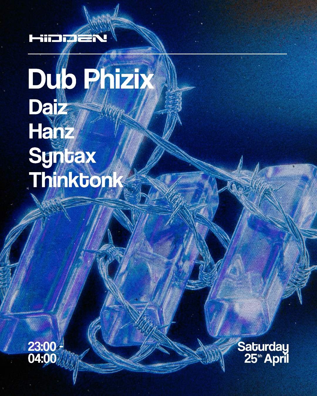Hidden Jungle & DNB Rave: Dub Phizix, DAIZ, Thinktonk at Hidden, Manchester