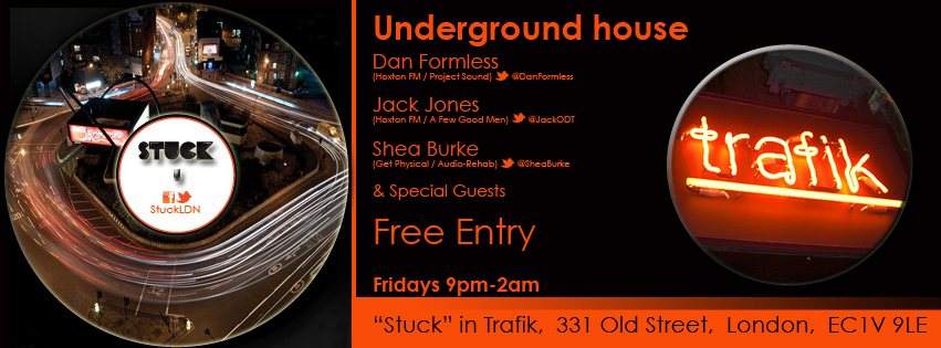 Stuck' Fridays - Dan Formless, Shea Burke, Jack Jones & more - Página frontal