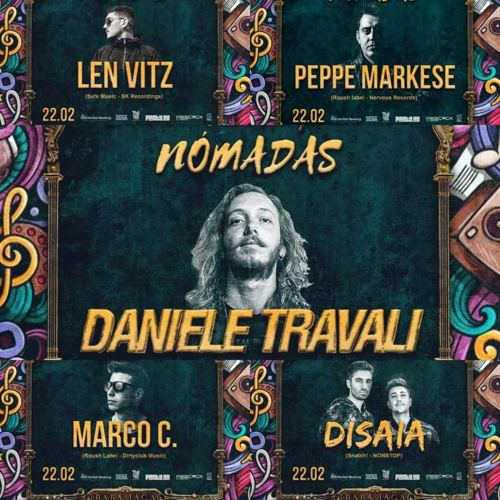 Daniele Travali presents Nomadas - フライヤー裏