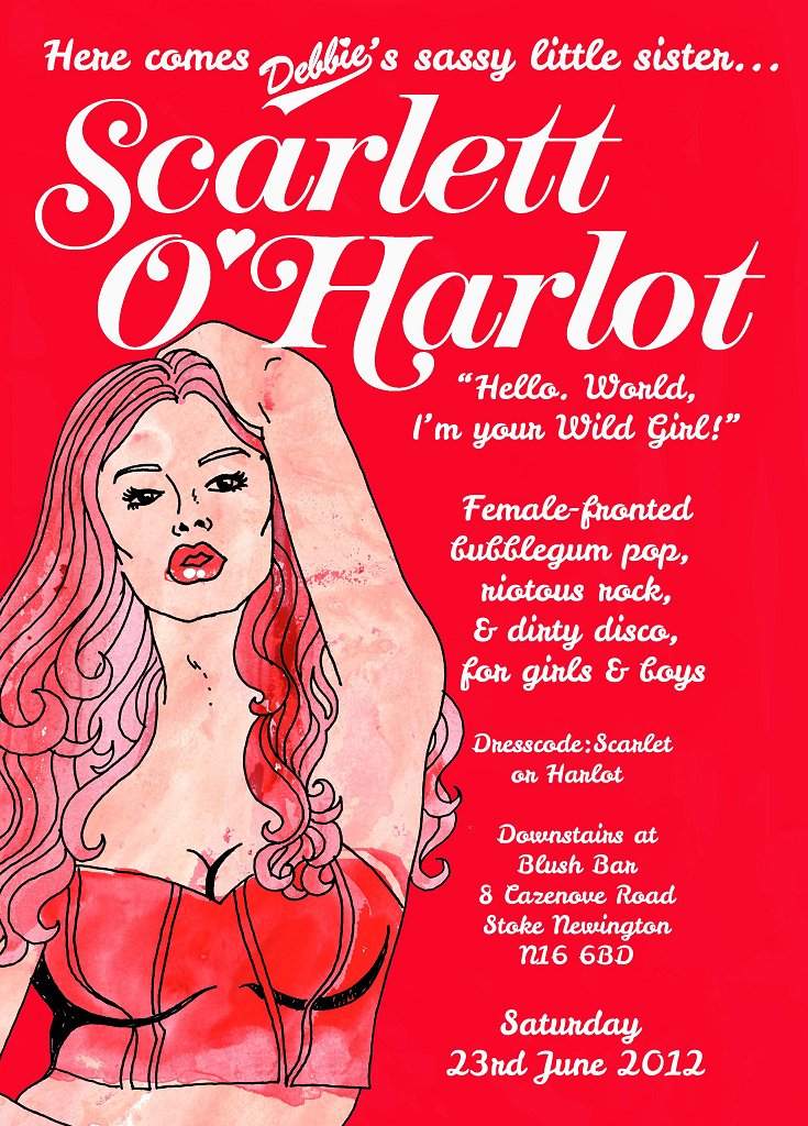 Scarlett O'harlot at Blush Bar, London
