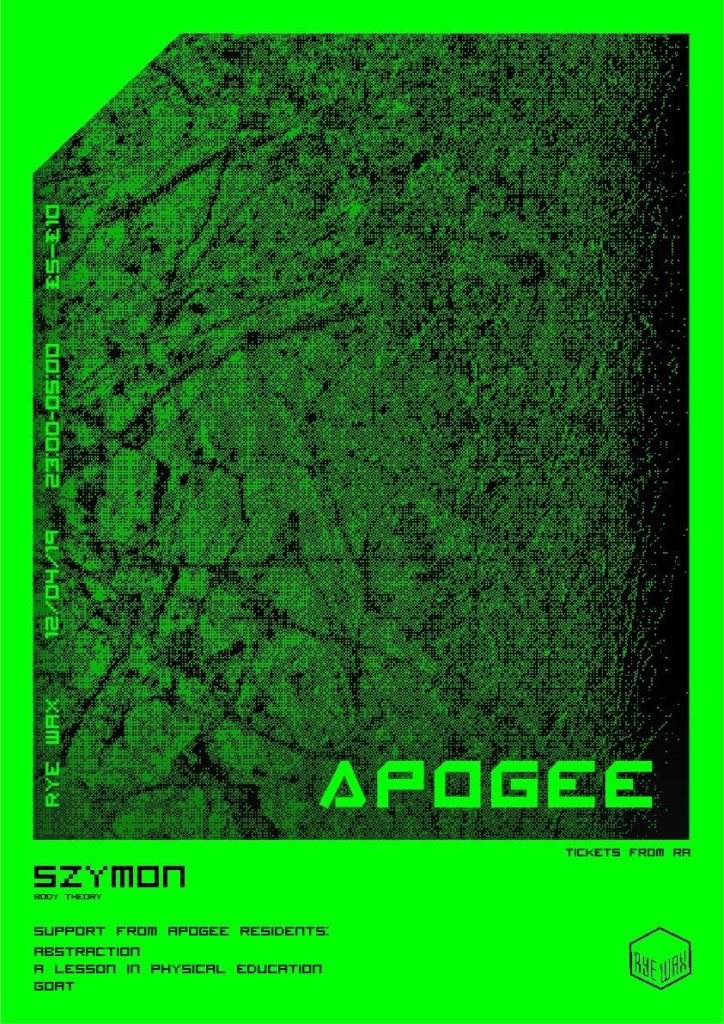Apogee // Szymon [Body Theory] - UK Debut - Página trasera
