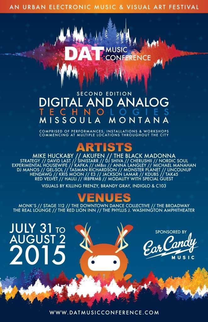 2ND Edition DAT Music Conference Missoula Montana - Página frontal