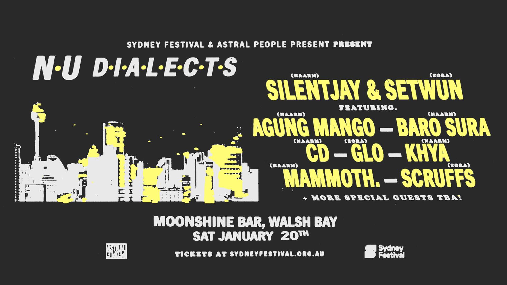 Astral People: Silentjay & Setwun Pres. Nu Dialects at TBA - Pier 2/3 Club  Stage - Walsh Bay, New South Wales