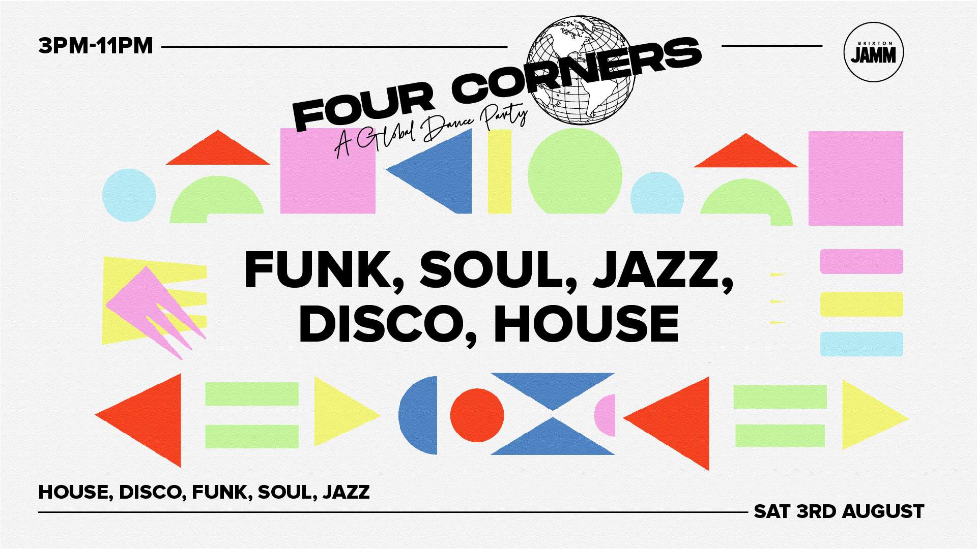 Four Corners: Global Disco Day Party - Página frontal