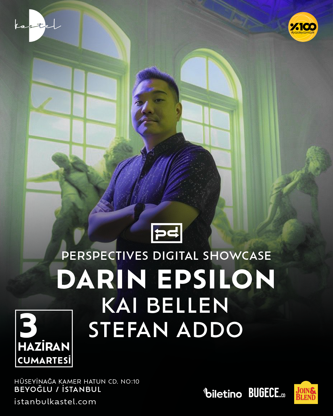 Darin Epsilon presents Perspectives Digital Showcase - フライヤー表