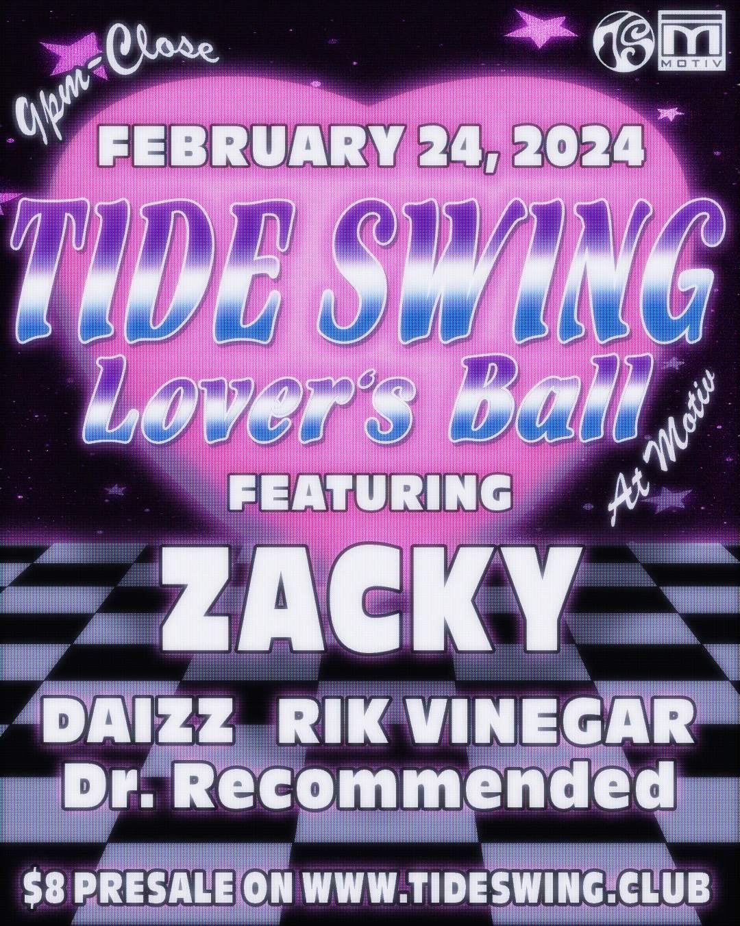 Tide Swing Lover s Ball with zacky Nice Timing SF Daizz Santa