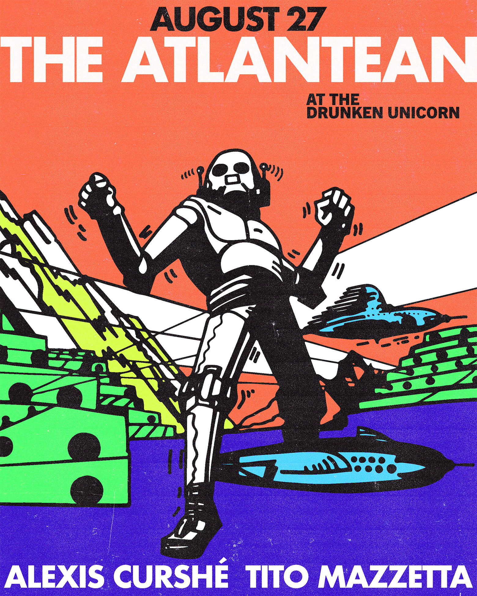 The Atlantean presents: Alexis Curshé & Tito Mazzetta - Página frontal
