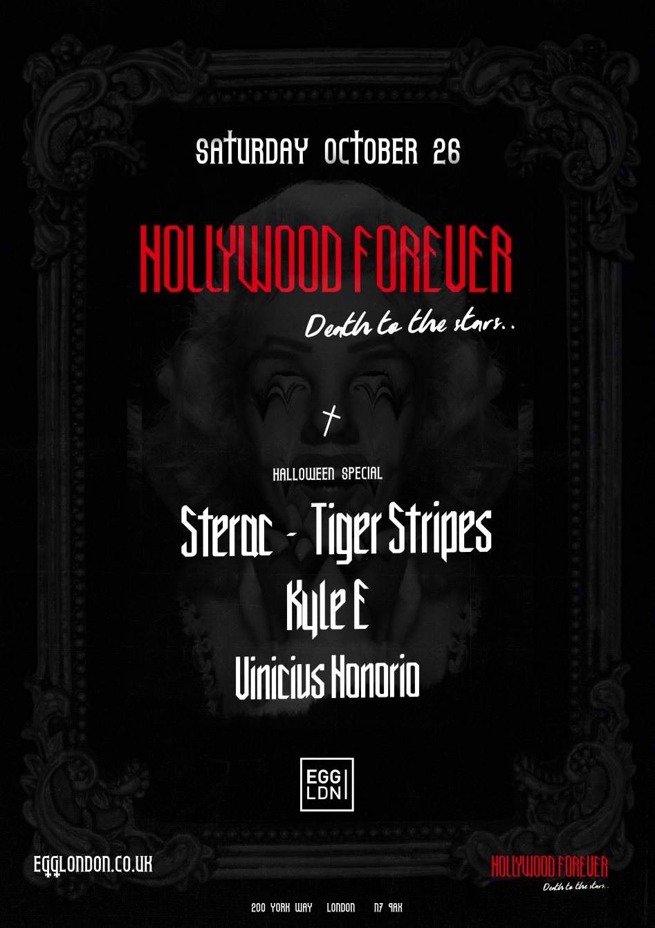 Hollywood Forever - Halloween Edition: STERAC/Tiger Stripes, Kyle E - Página trasera
