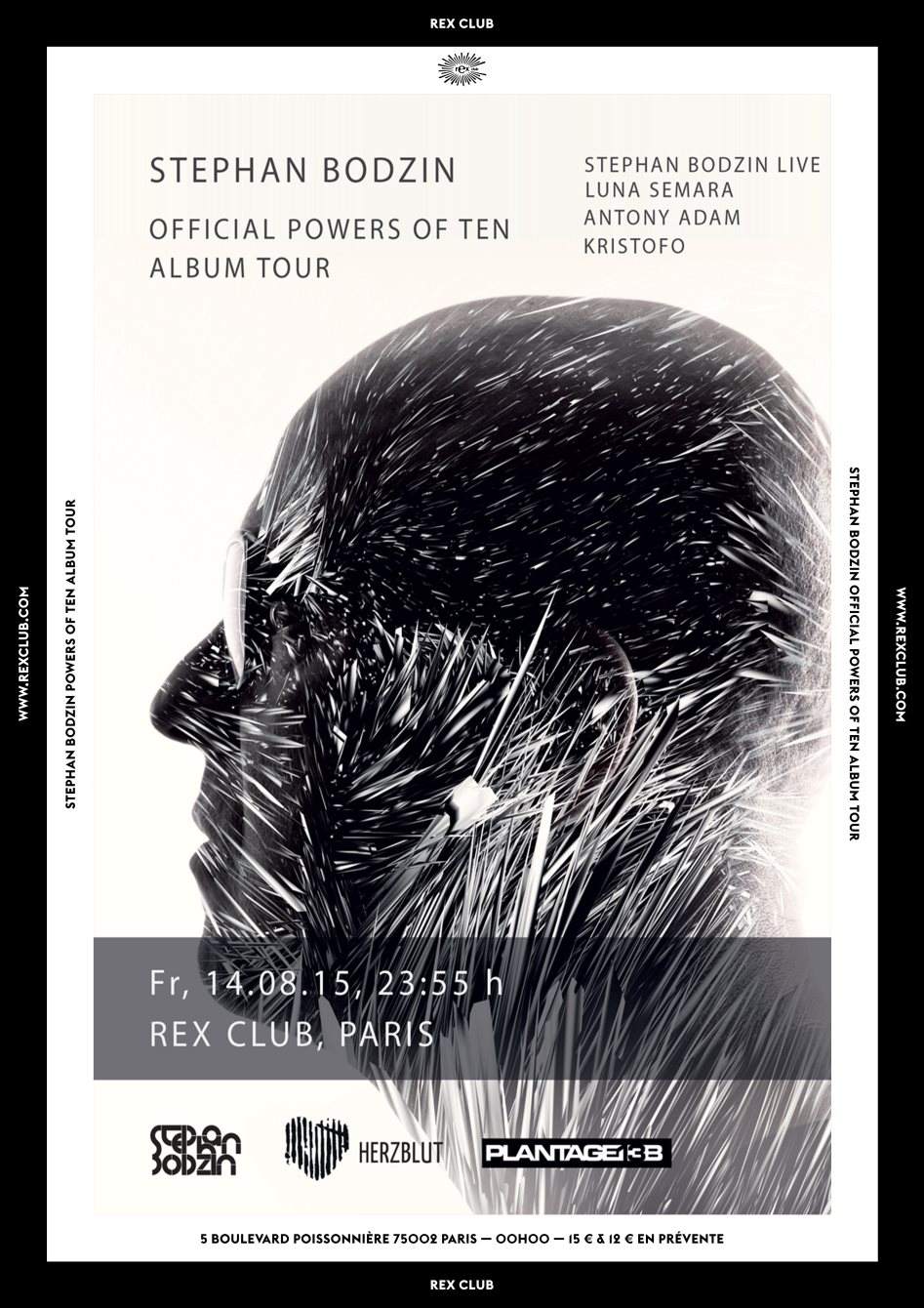 Stephan Bodzin - Official 'Powers of Ten' Album Tour - Página frontal