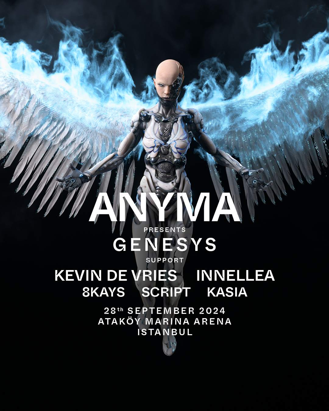 Anyma presents GENESYS Istanbul 2024 at TBA Ataköy Marina, Istanbul