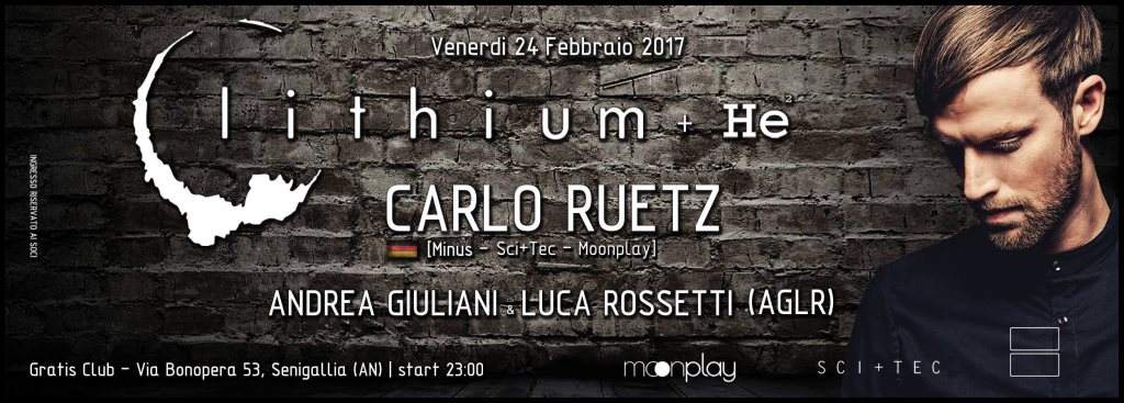 Gratisclub & Lithium - He2 presents: Carlo Ruetz - Página frontal