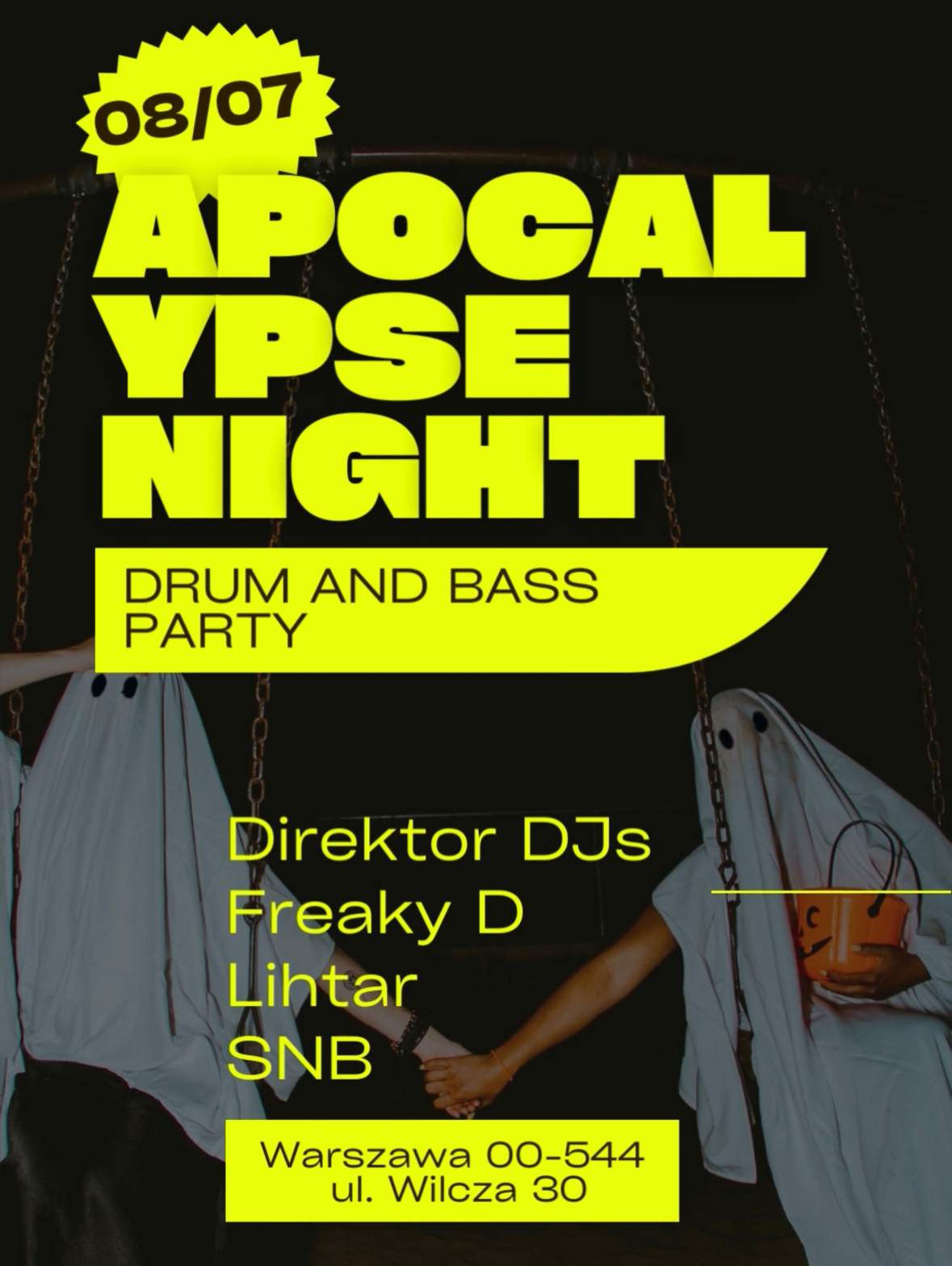APOCALYPSE NIGHT(drum'n'bass party) at TBA Wilcza 30, Warszawa 00544