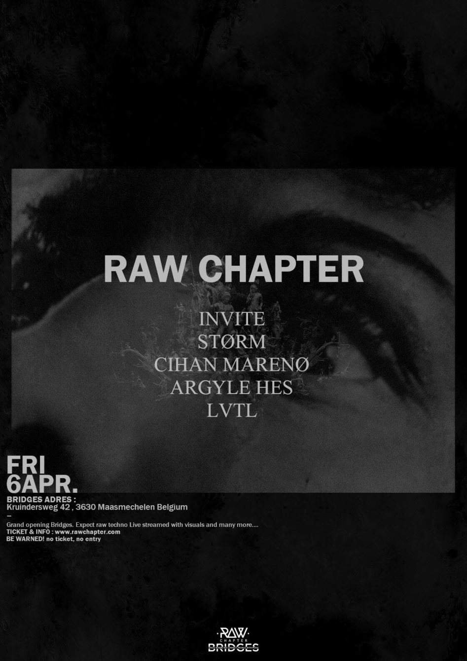 Raw Chapter - フライヤー表