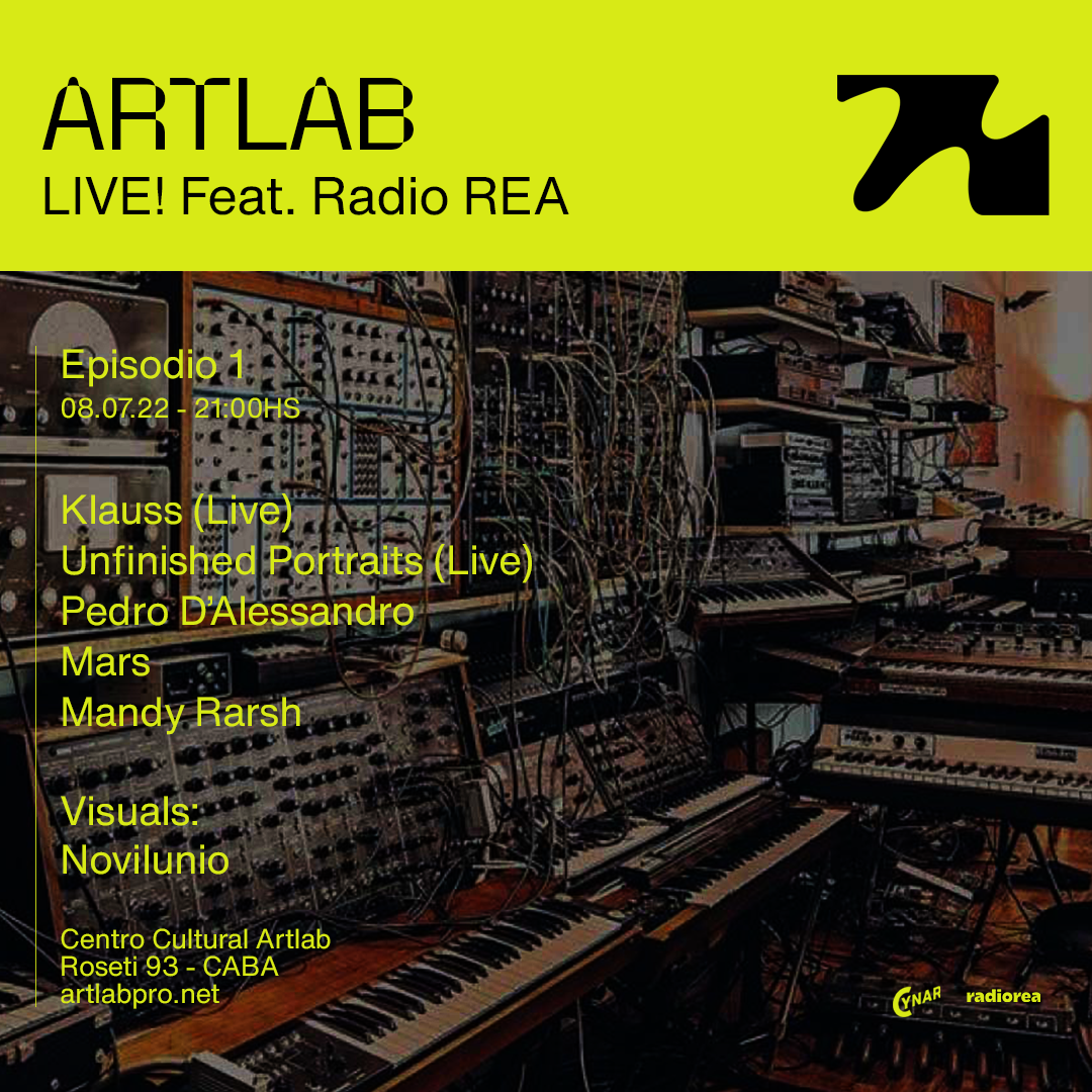 Artlab Live feat. Radio REA - Flyer front