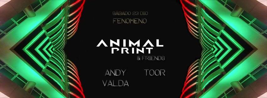 Animal Print & Friends - フライヤー表