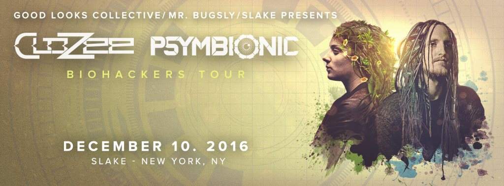 Clozee Psymbionic - Biohackers Tour - フライヤー表