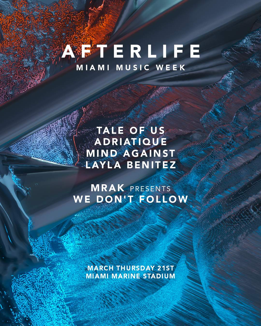 Afterlife Miami Music Week 2024 - Página trasera