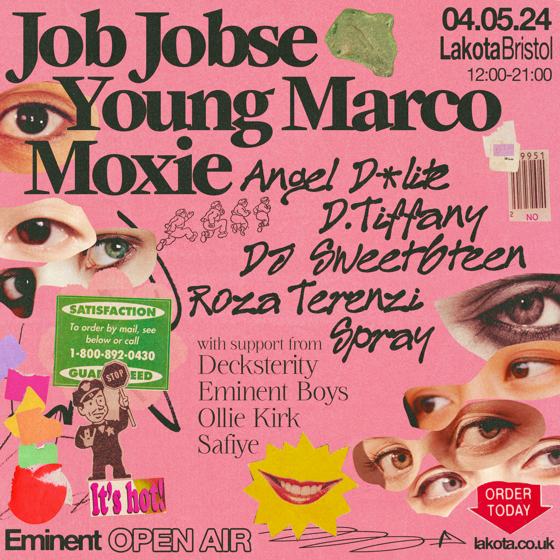 Eminent Open Air: Job Jobse, Young Marco, Moxie - Página frontal