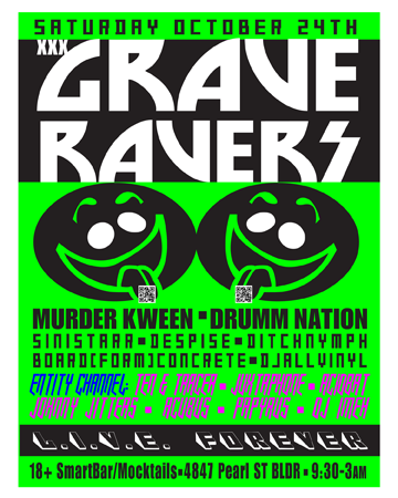GRAVE RAVERS L.I.V.E. Forever at The Spark A Performing Arts Community ...