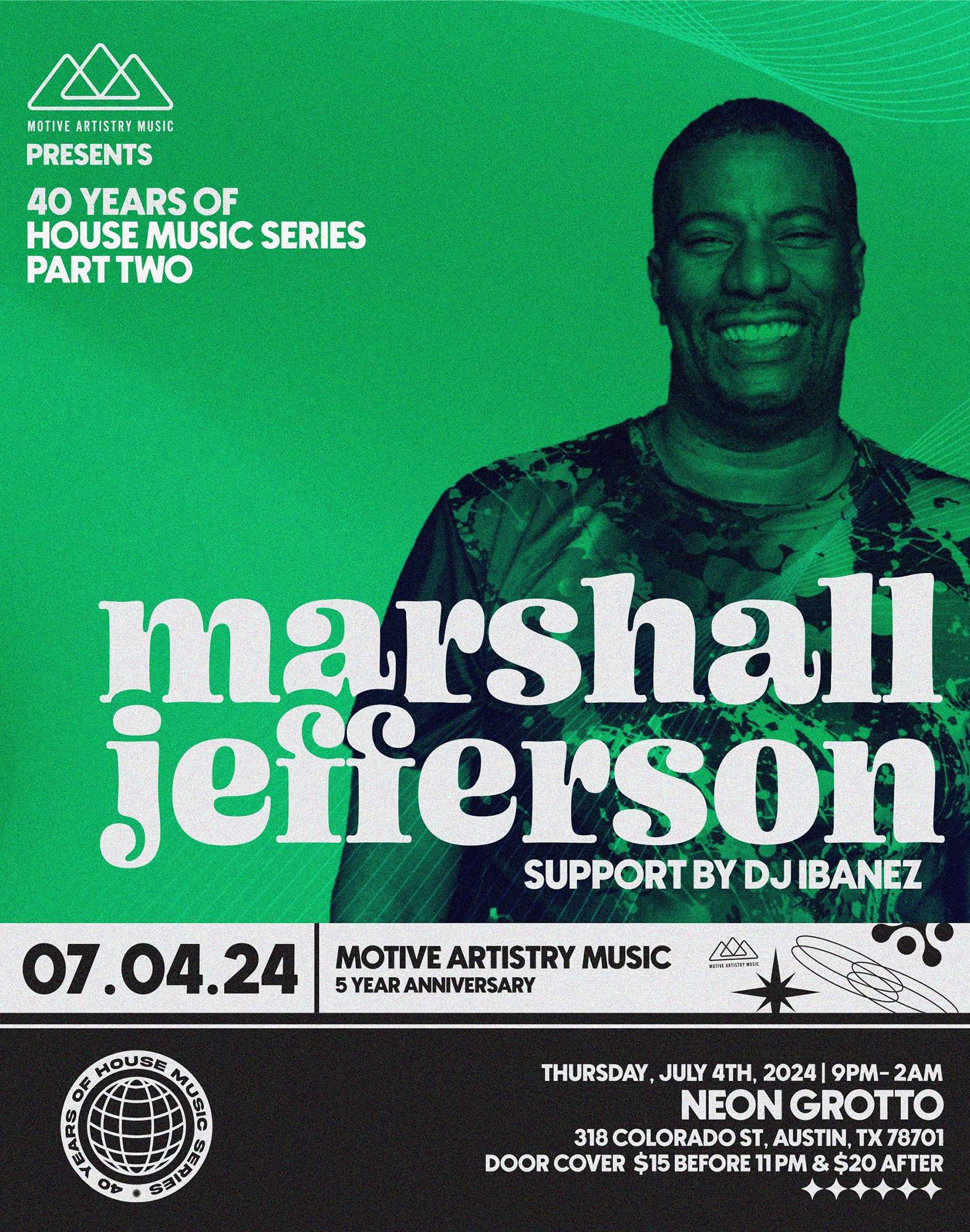 Marshall Jefferson - 40 Years of House Music Series Part Two at 