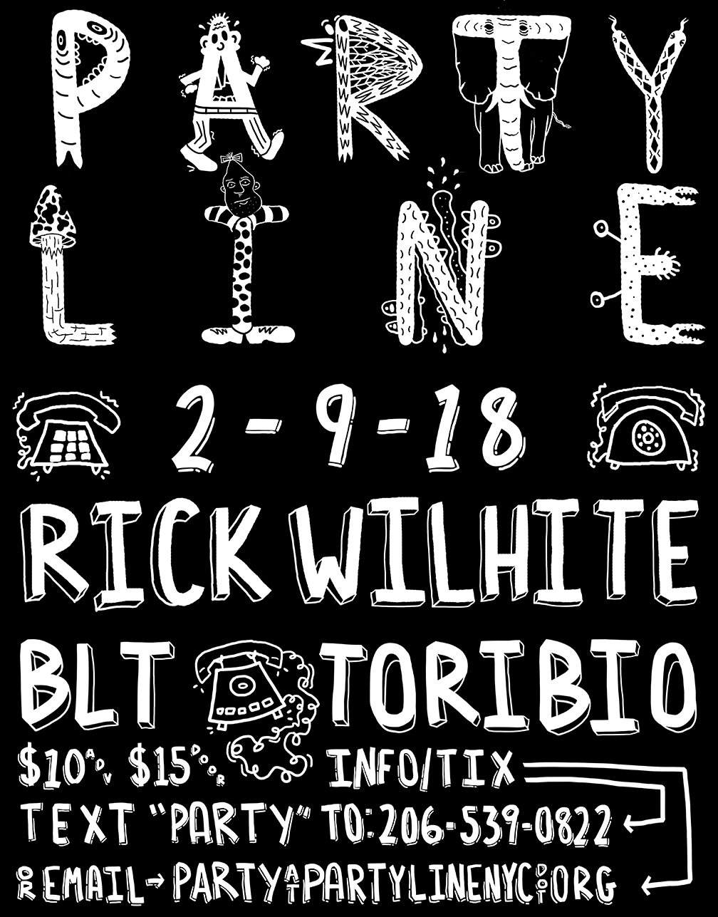 Party Line with Rick Wilhite (Extended set) + BLT & Toribio - Página frontal