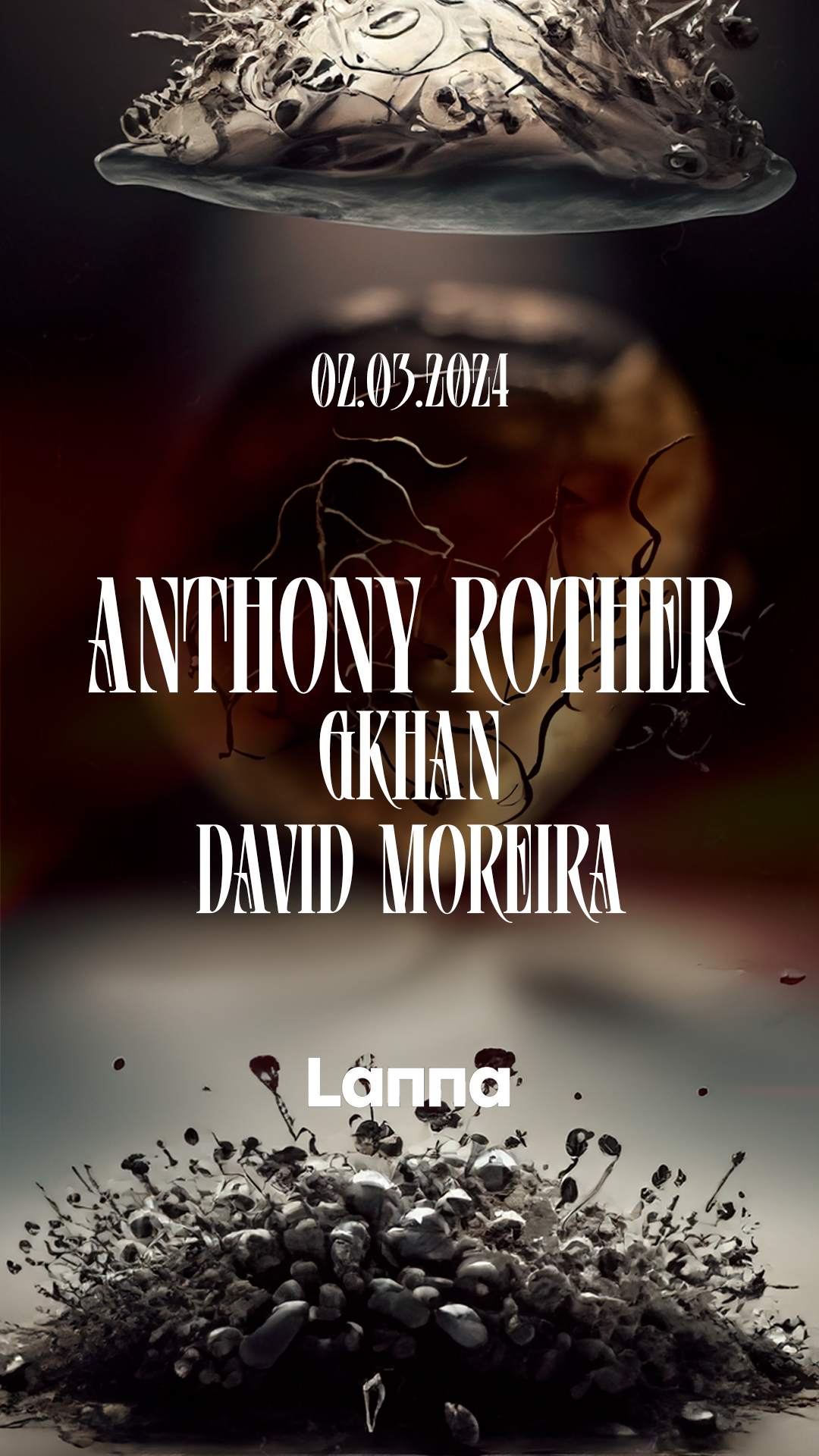 Lanna Club presenta Anthony Rother, Gkahn, David Moreira - フライヤー表