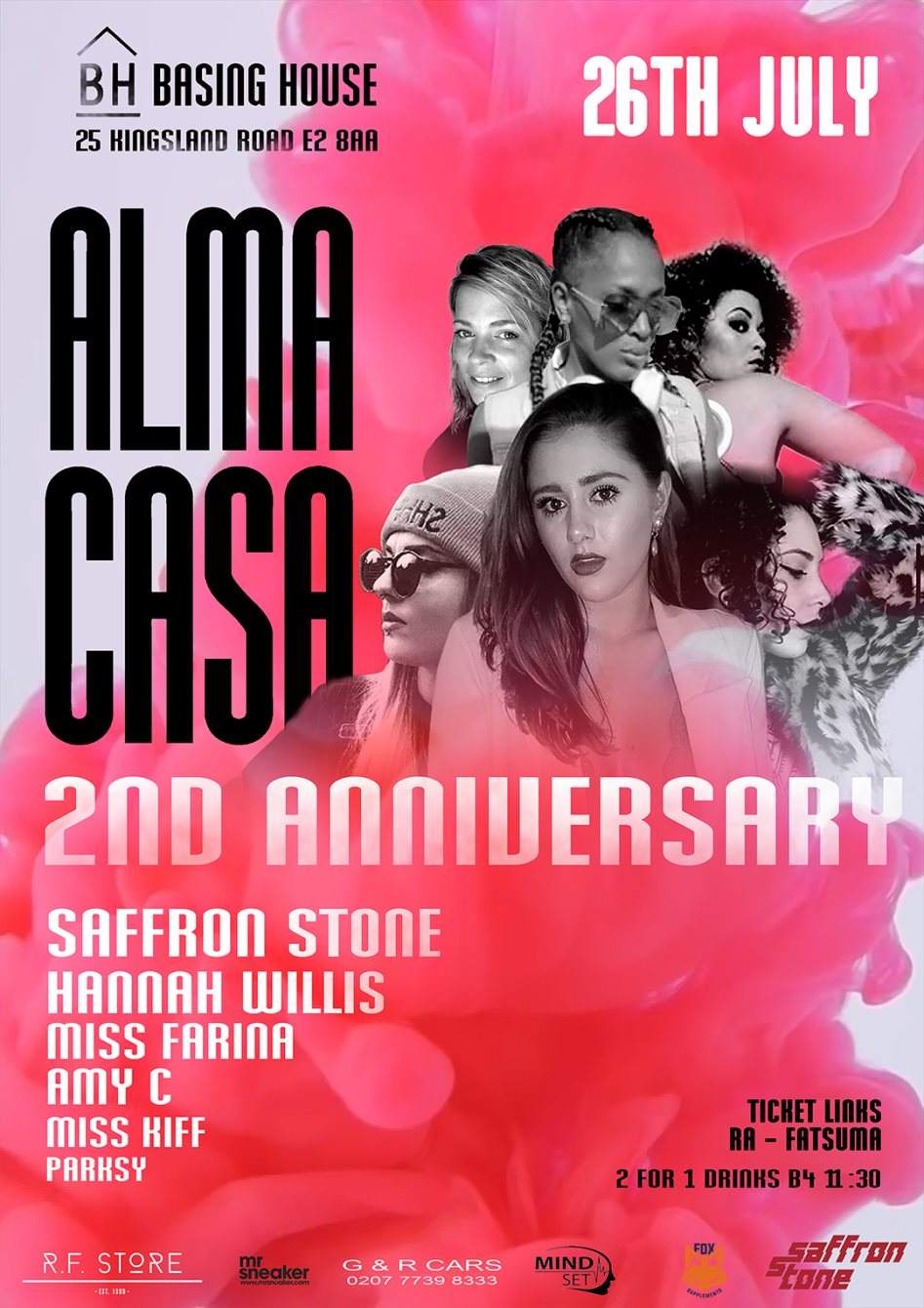 Alma Casa 2nd Anniversary - Página frontal