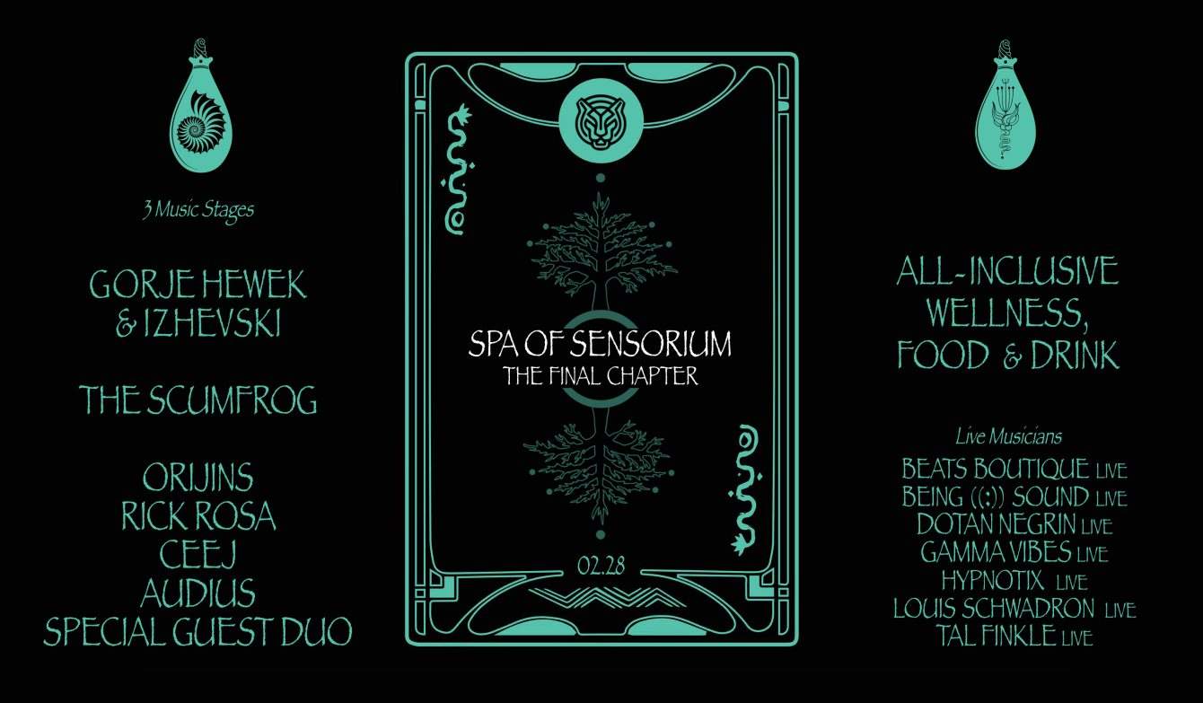 Spa of Sensorium: Gorje Hewek & Izhevski, The Scumfrog  - フライヤー表