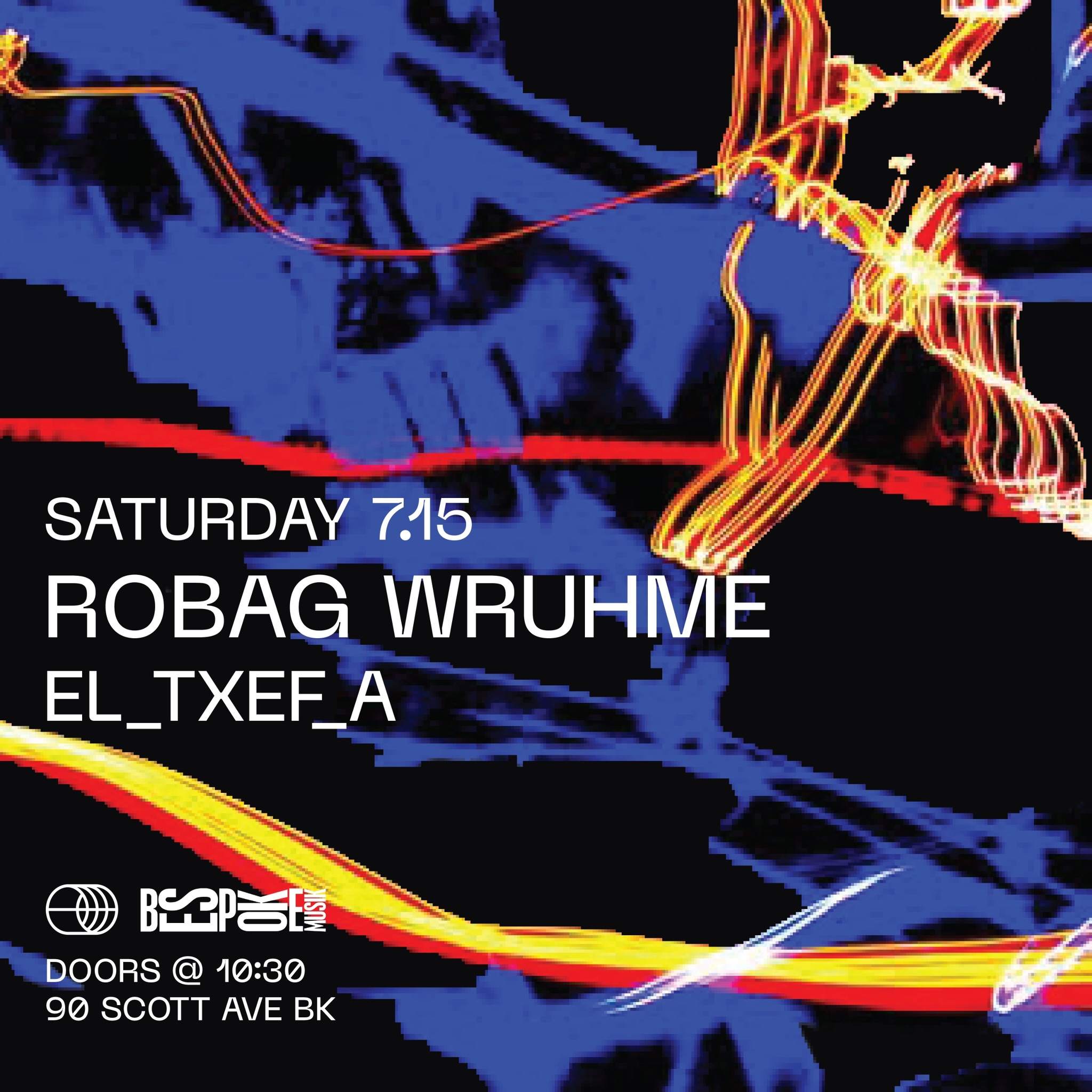 Bespoke Musik: Robag Wruhme / El_txef_a - Página frontal