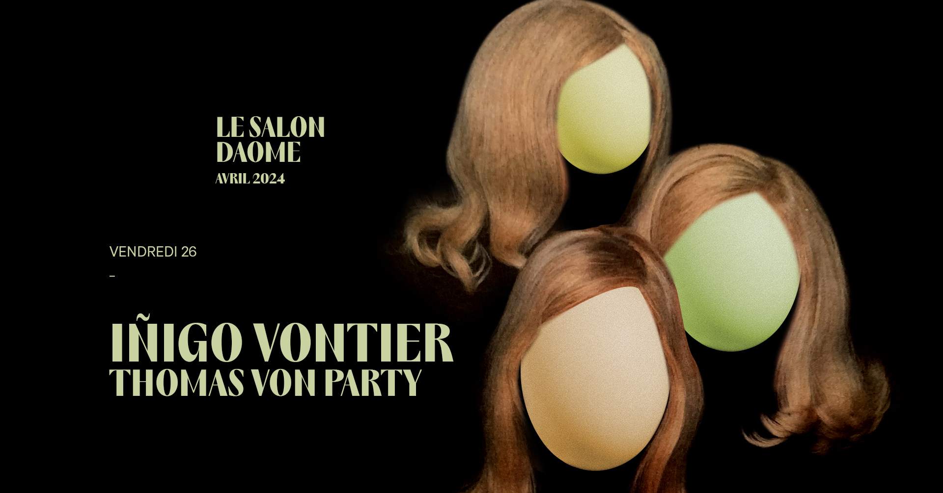 Iñigo Vontier / Thomas Von Party - フライヤー表