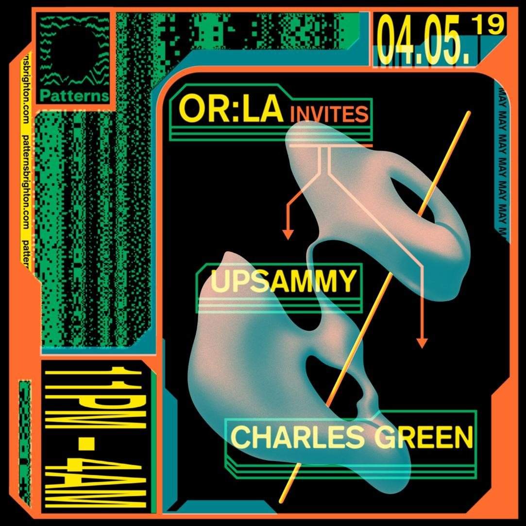 Or:la Invites: Upsammy & Charles Green - Página frontal