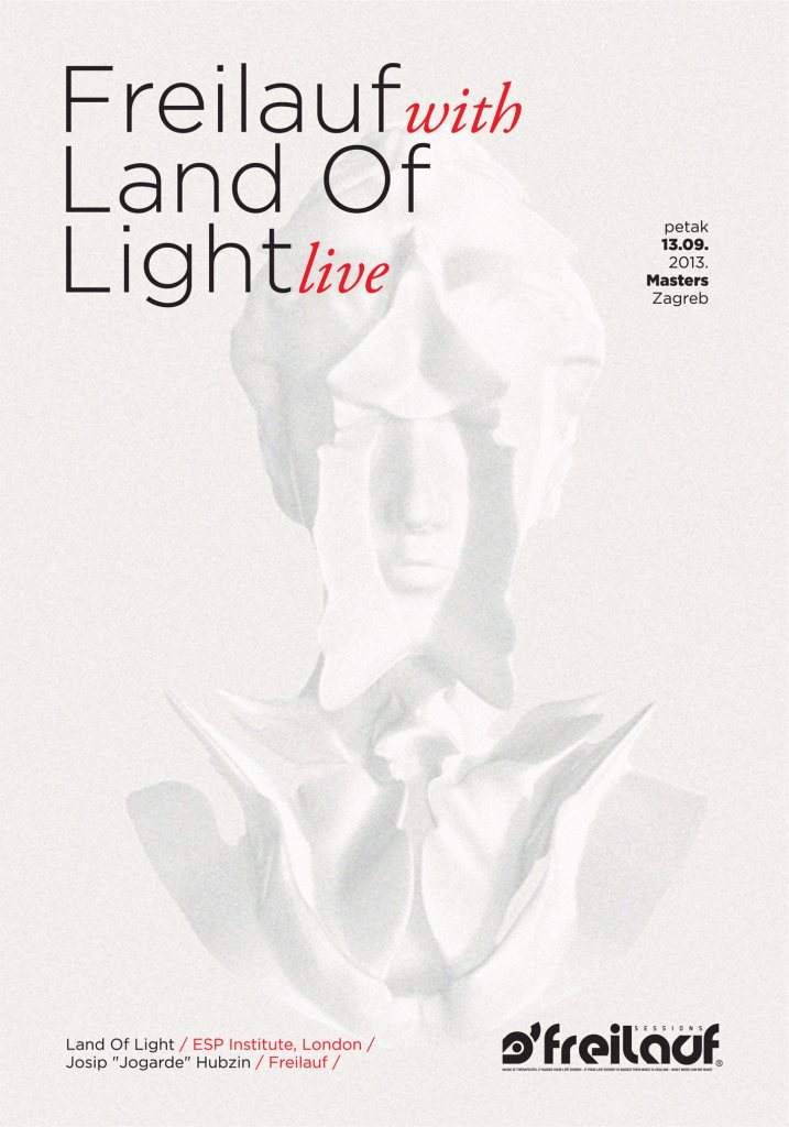 Freilauf with Land of Light Live - フライヤー裏