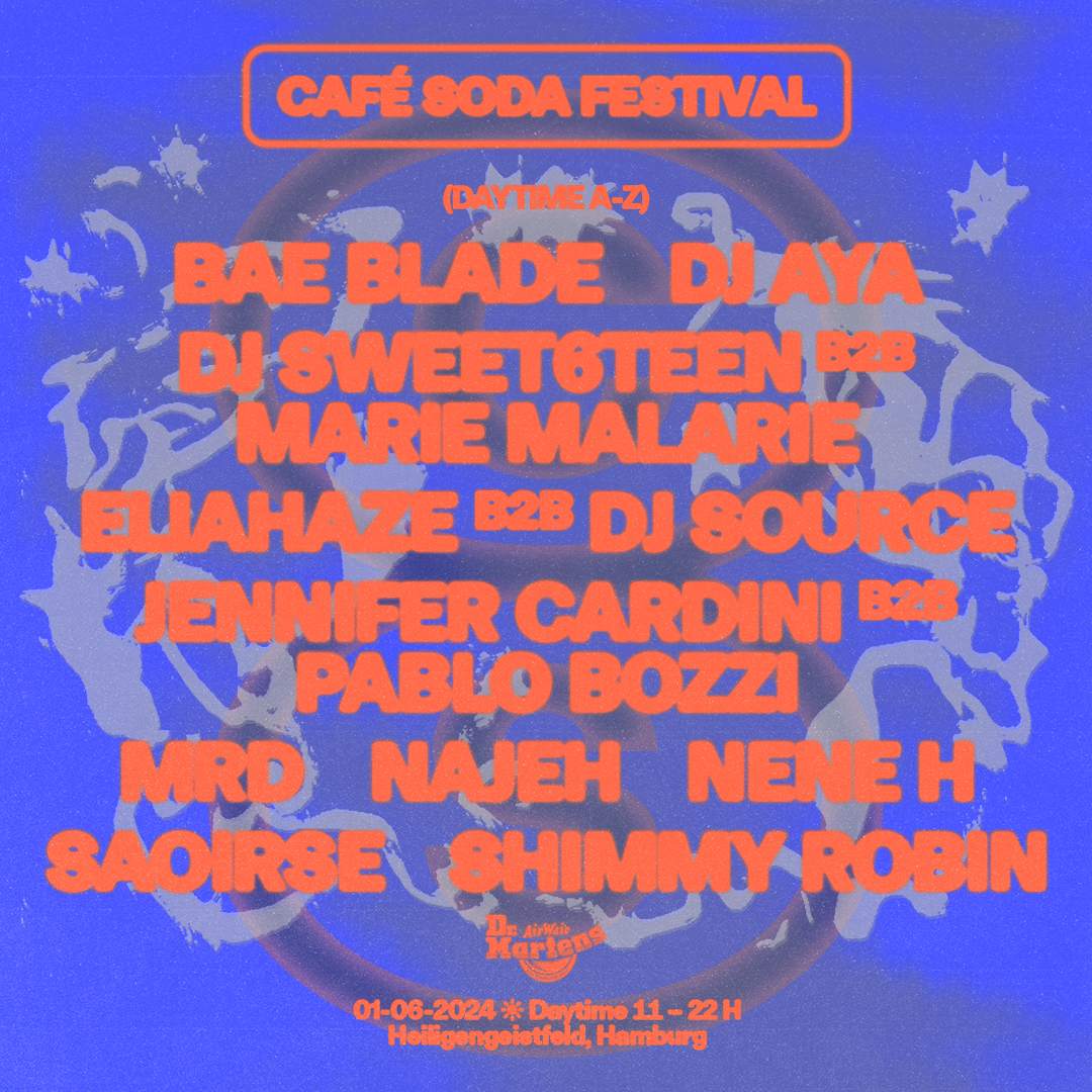 Café Soda Festival 2024 DAYTIME - フライヤー裏