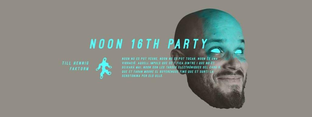 Noon - 16th Party - Página frontal